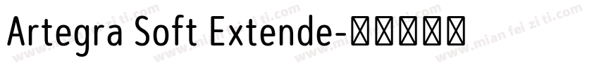 Artegra Soft Extende字体转换
